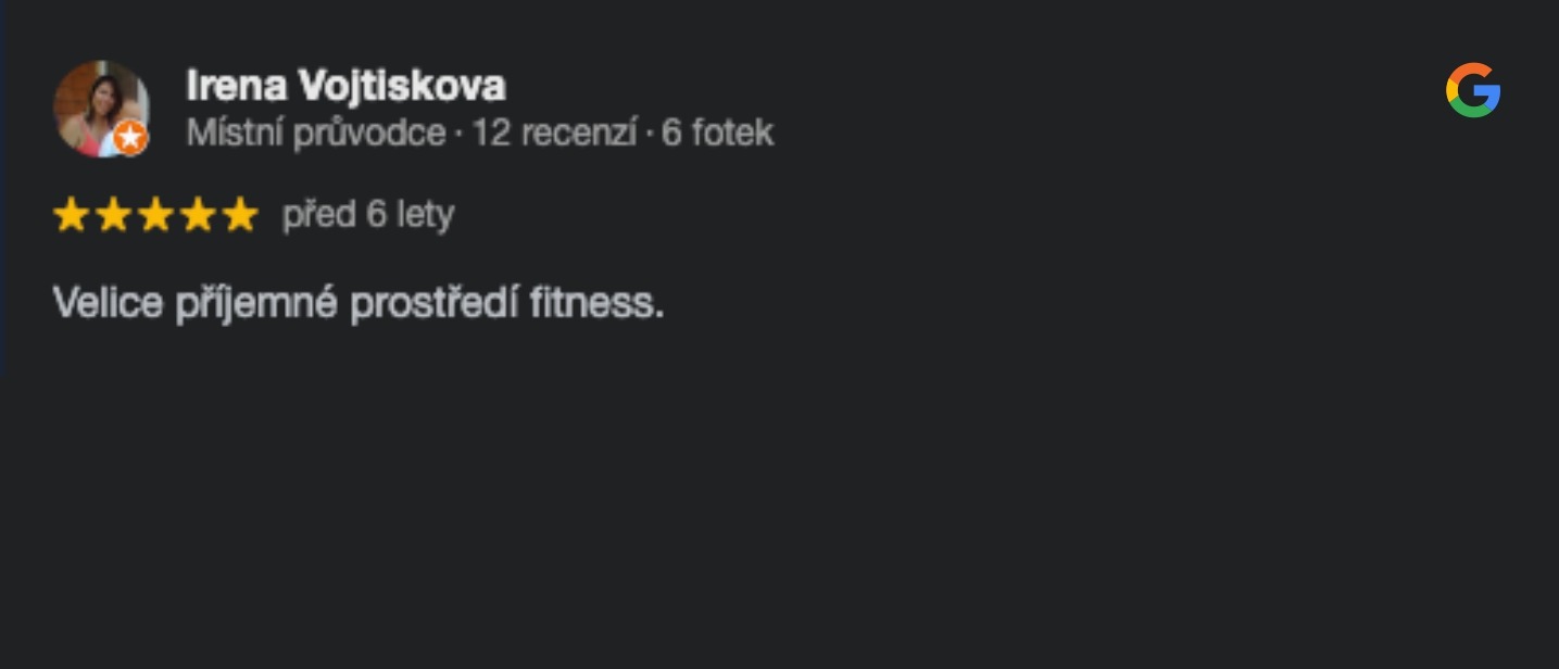 recenze google HomeFitnessPlzen